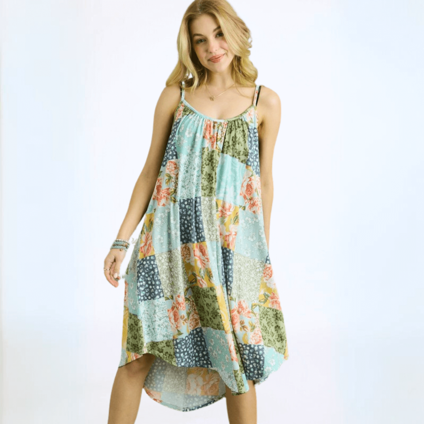 Boho Colorful Summer Sun Dress Made in USA