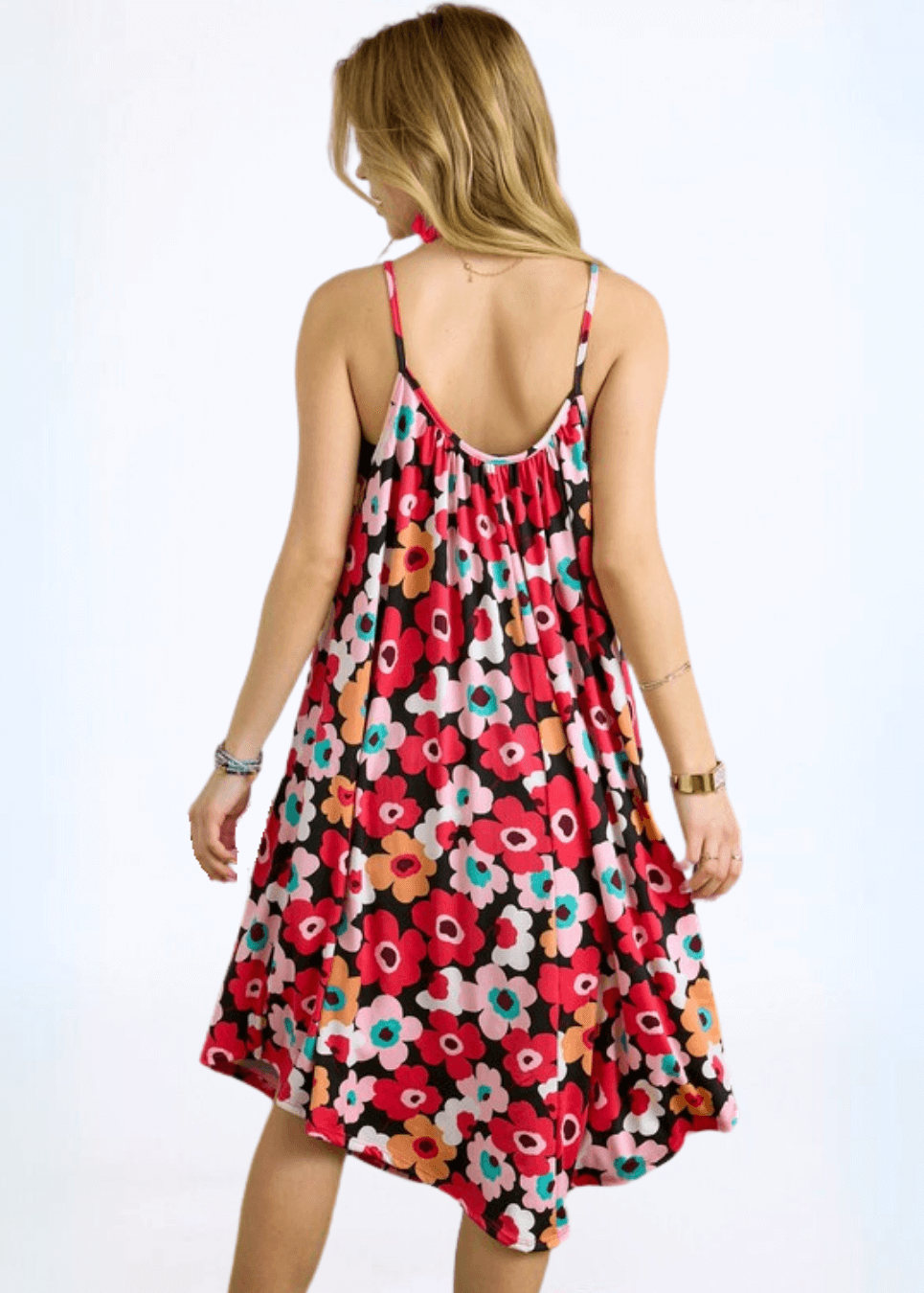 Boho Colorful Summer Sun Dress Made in USA