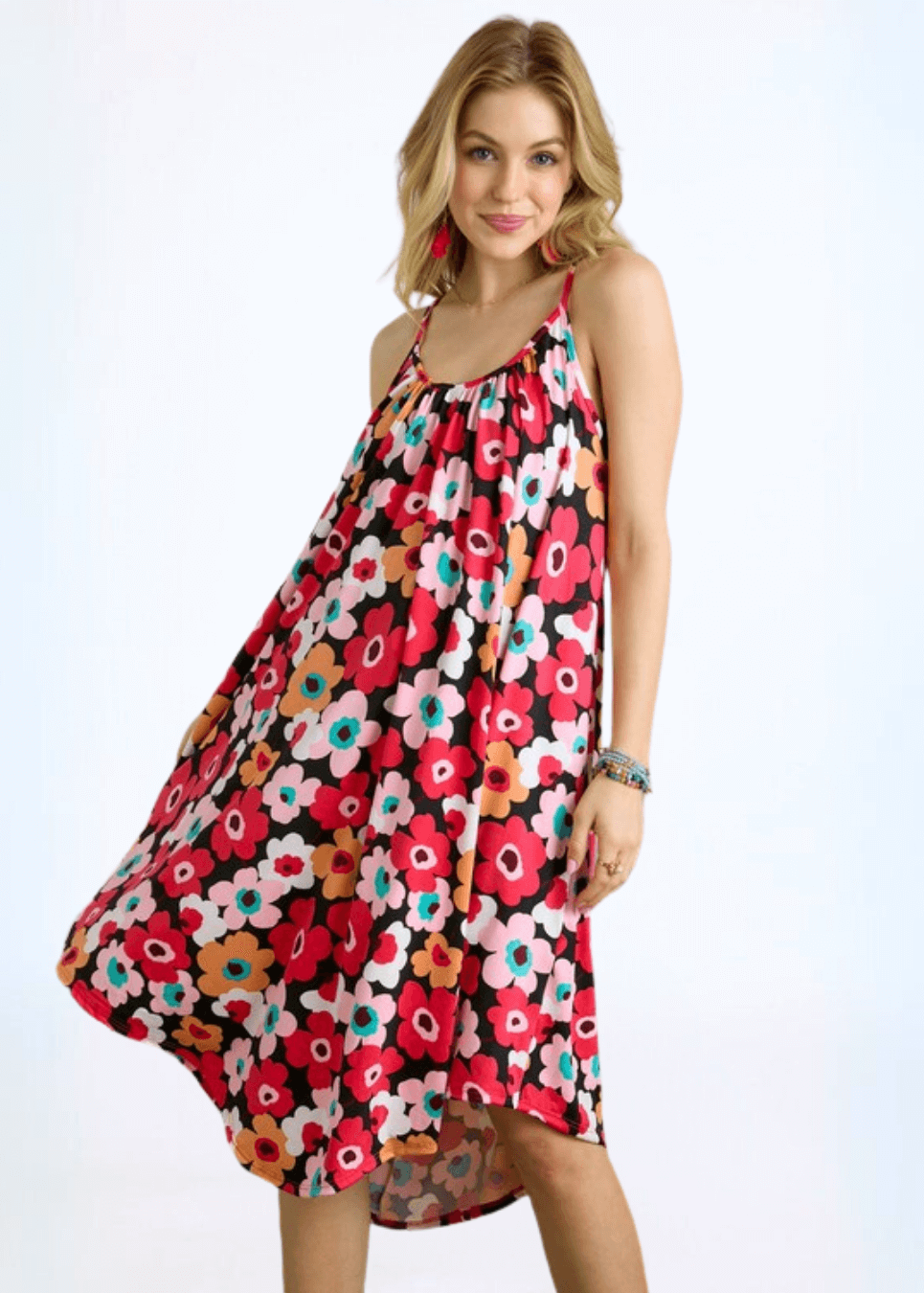 Boho Colorful Summer Sun Dress Made in USA