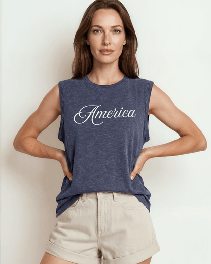 America Muscle Tee Made in USA