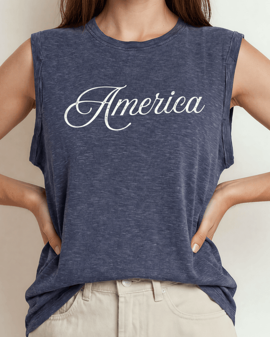 America Muscle Tee Made in USA