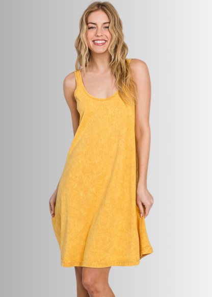 All Cotton Tank Dress Made in USA