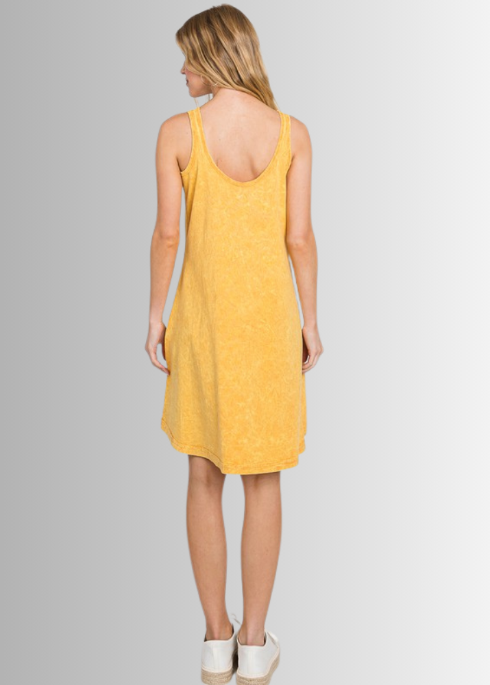 All Cotton Tank Dress Made in USA