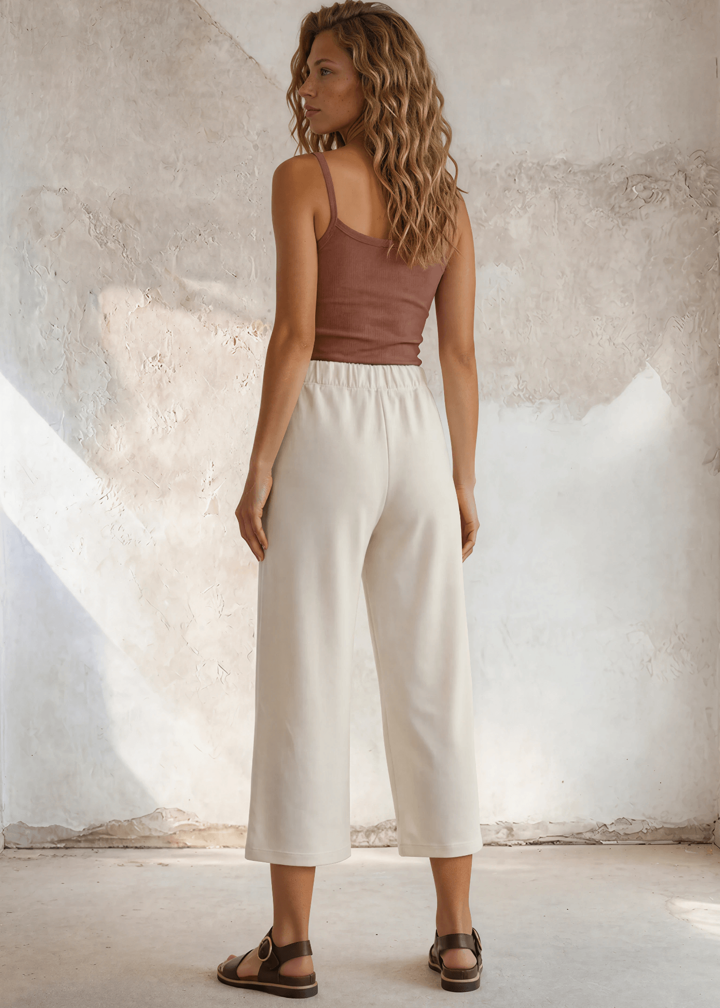 Cary Wide Leg Cropped Pant