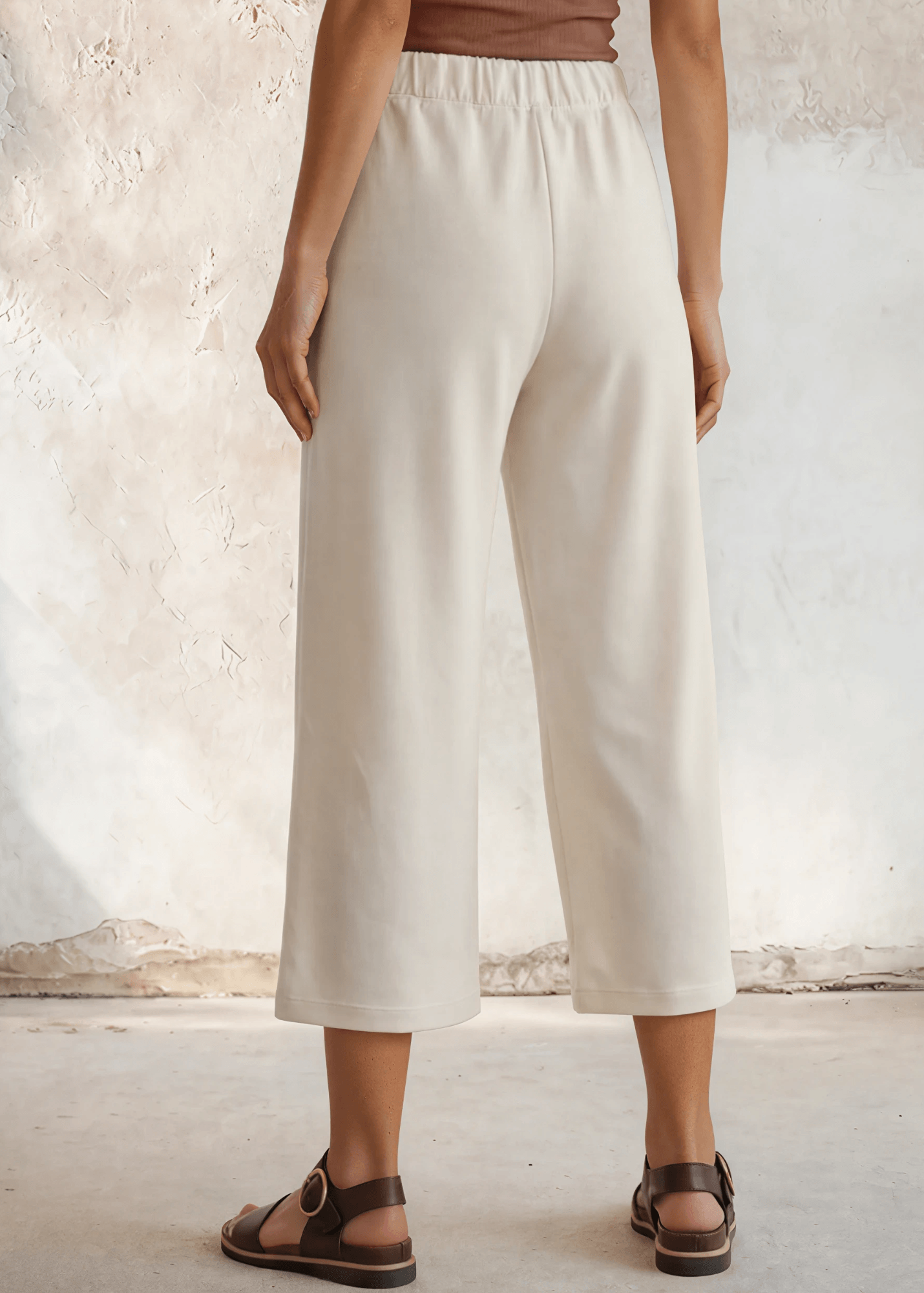 Cary Wide Leg Cropped Pant