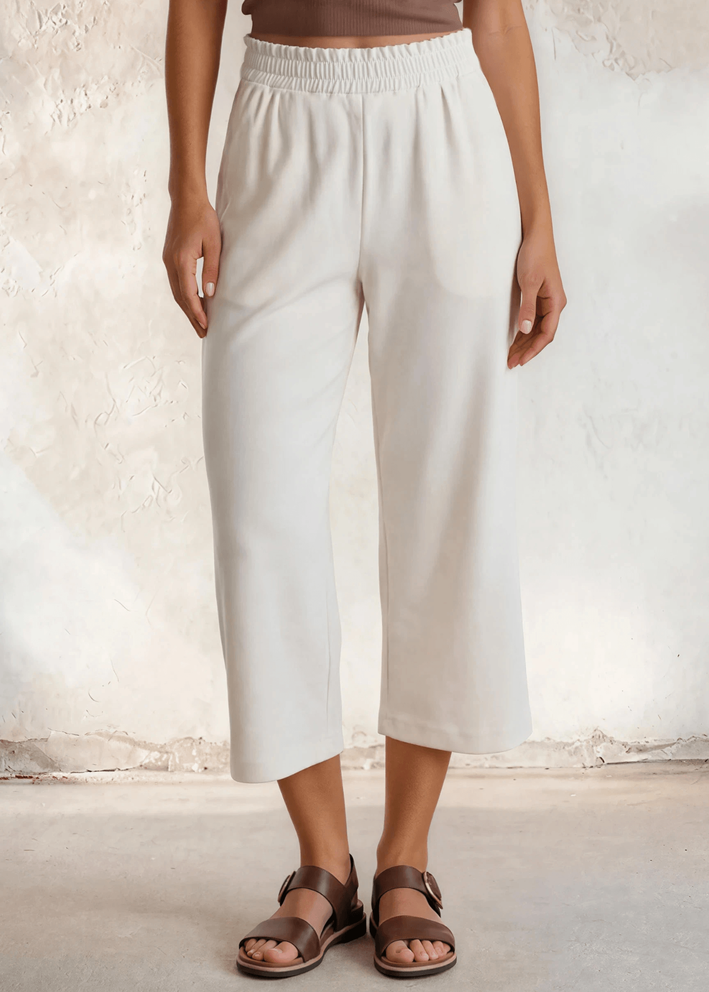 Cary Wide Leg Cropped Pant