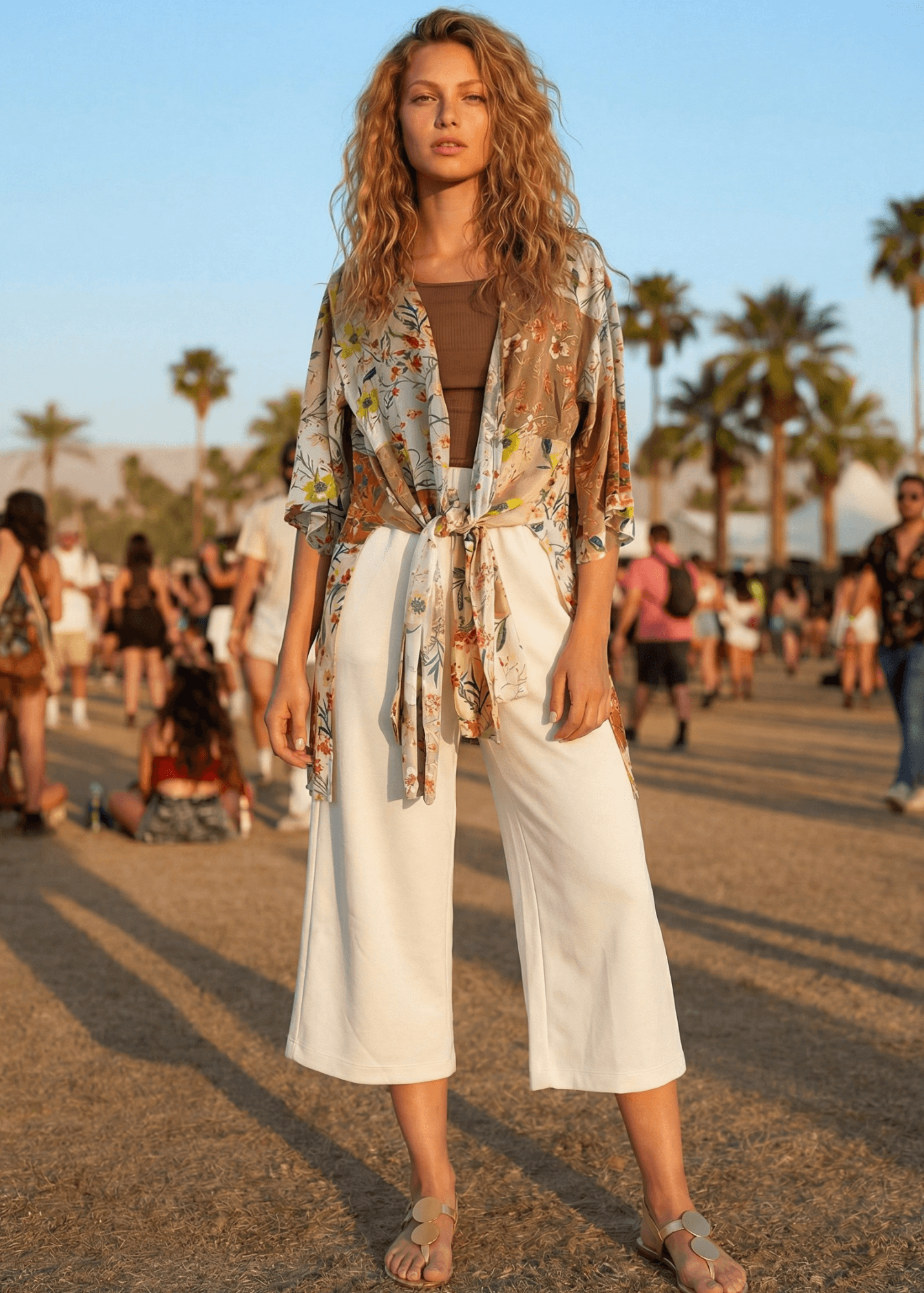 Farrah Floral Patchwork Kimono Cardigan