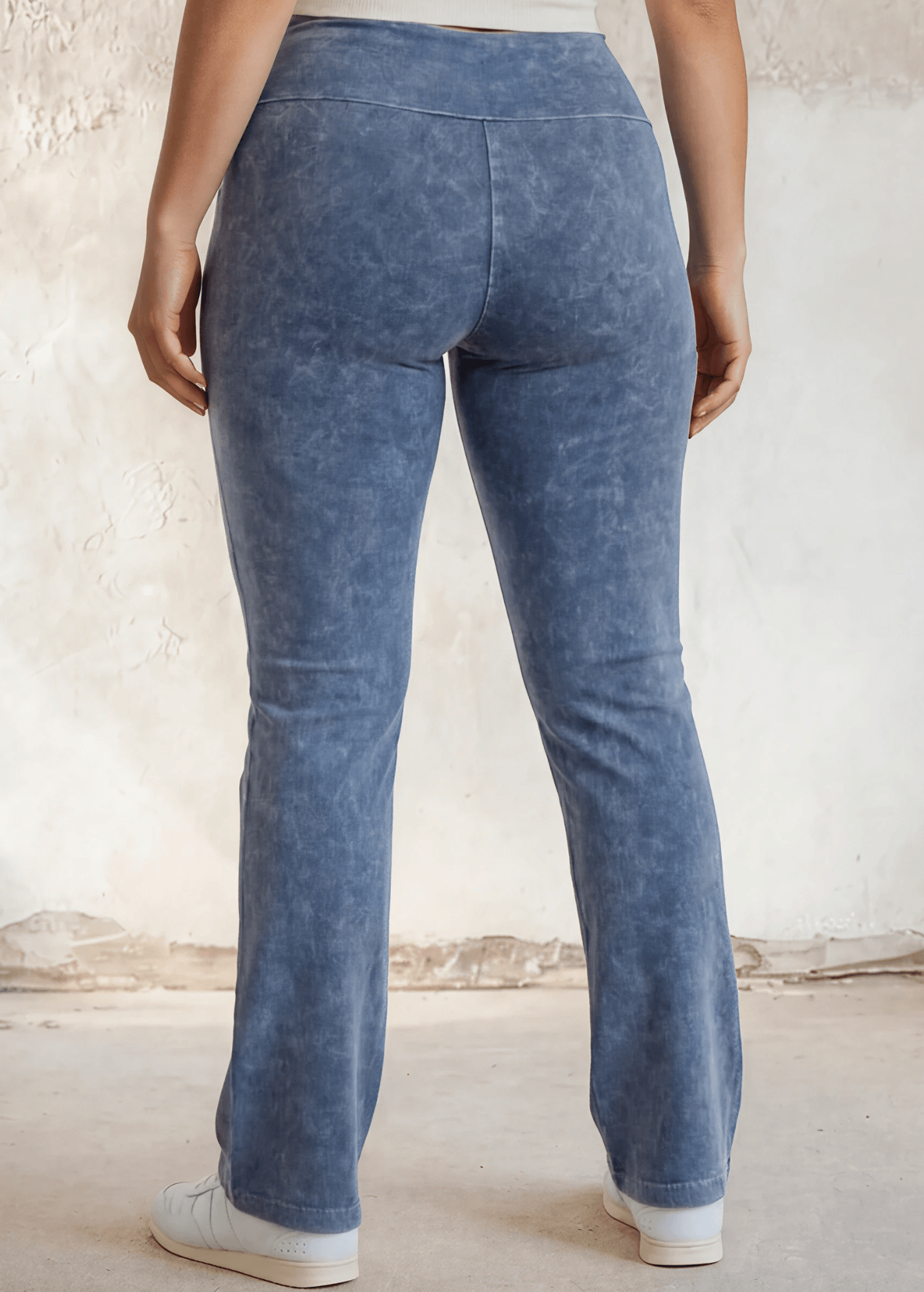 Ellie's Essential Cotton Stretch Bootcut Flare Plus Size Light Denim