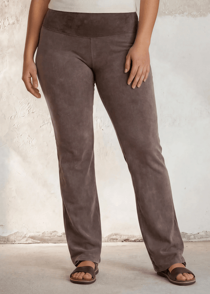 Ellie's Essential Cotton Stretch Bootcut Flare Plus Size Desert Taupe