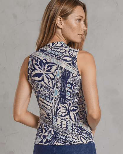 Karol Knit Surplice V Neck Sleeveless Top