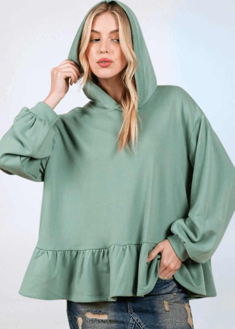 French Terry Baby Doll Tunic - CLEARANCE FINAL SALE