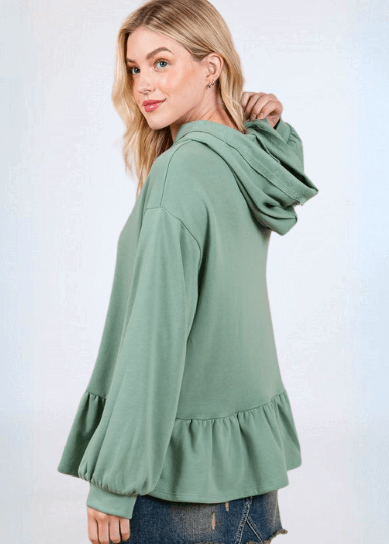 French Terry Baby Doll Tunic - CLEARANCE FINAL SALE