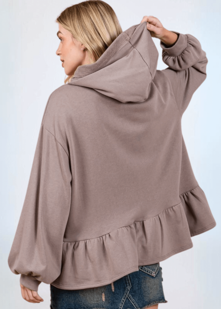 French Terry Baby Doll Tunic - CLEARANCE FINAL SALE