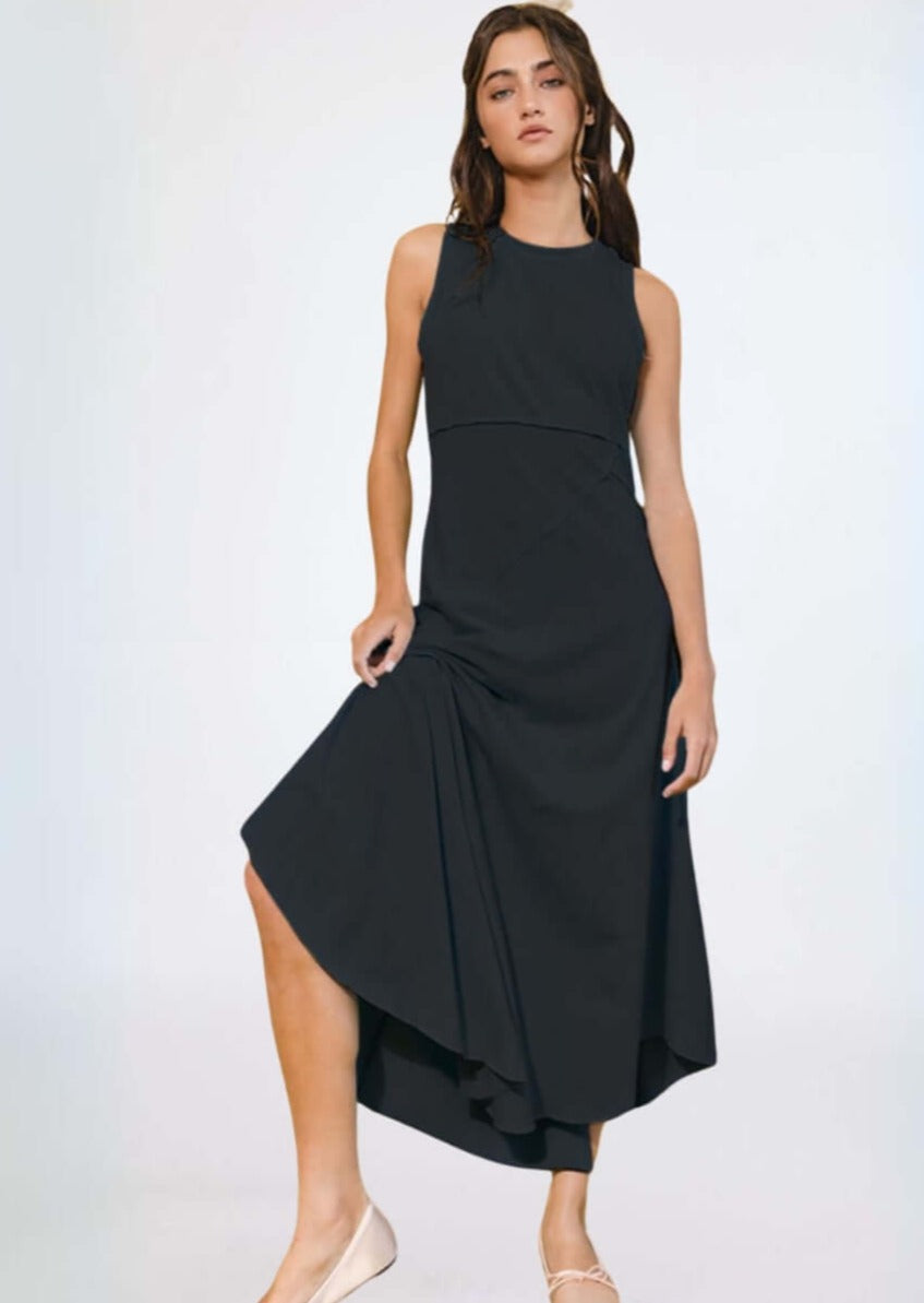 Cotton Racerback Tank Dress CLEARANCE FINAL SALE