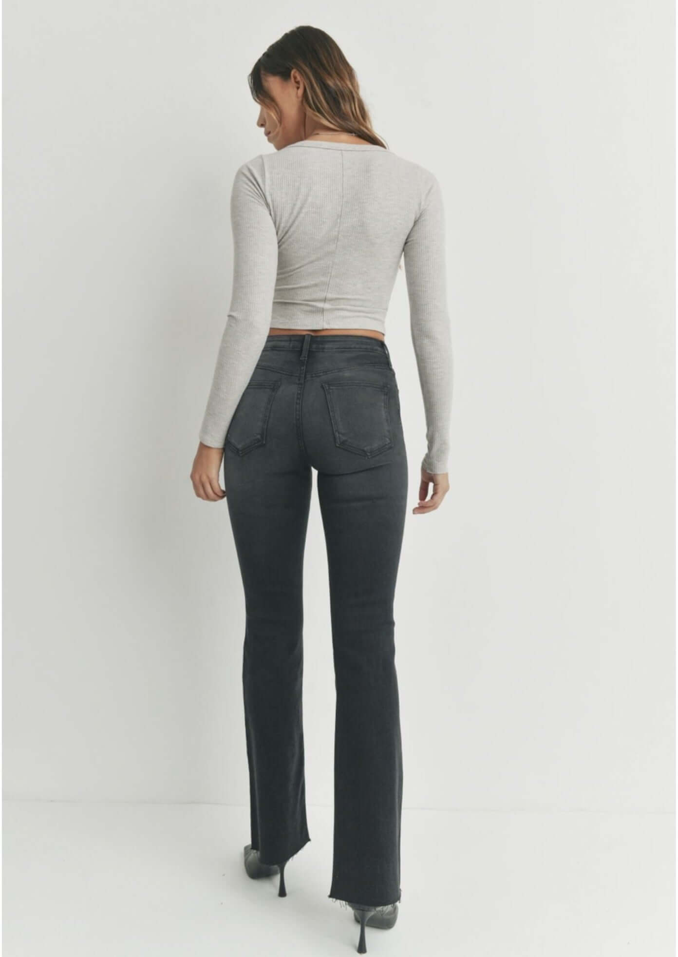 The Fall Flare Denim Jeans Made in USA