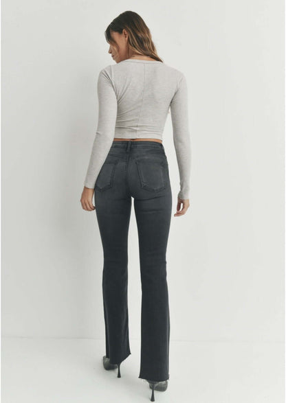 The Fall Flare Denim Jeans Made in USA