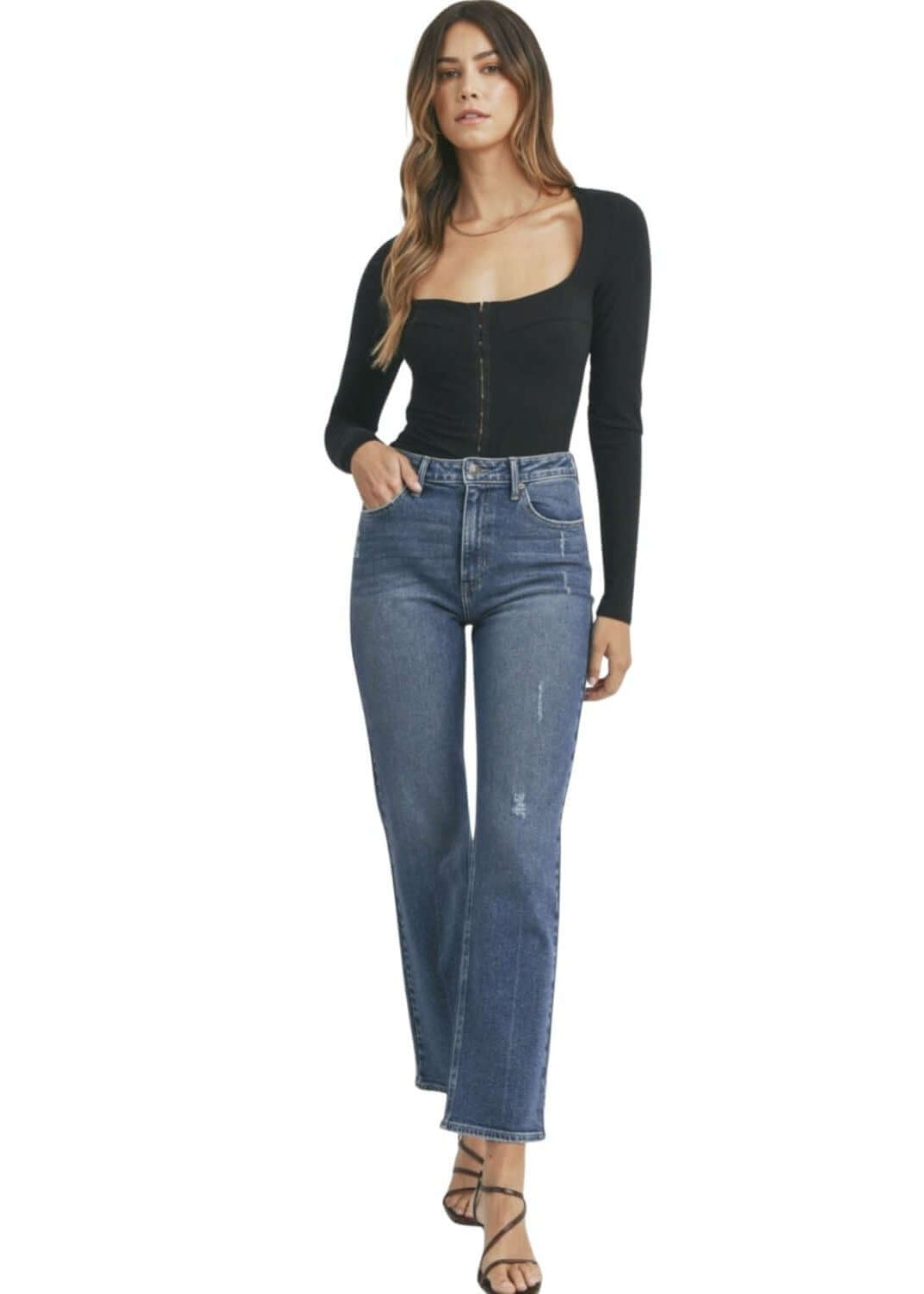 The Everything Straight Leg Denim Jeans CLEARANCE FINAL SALE
