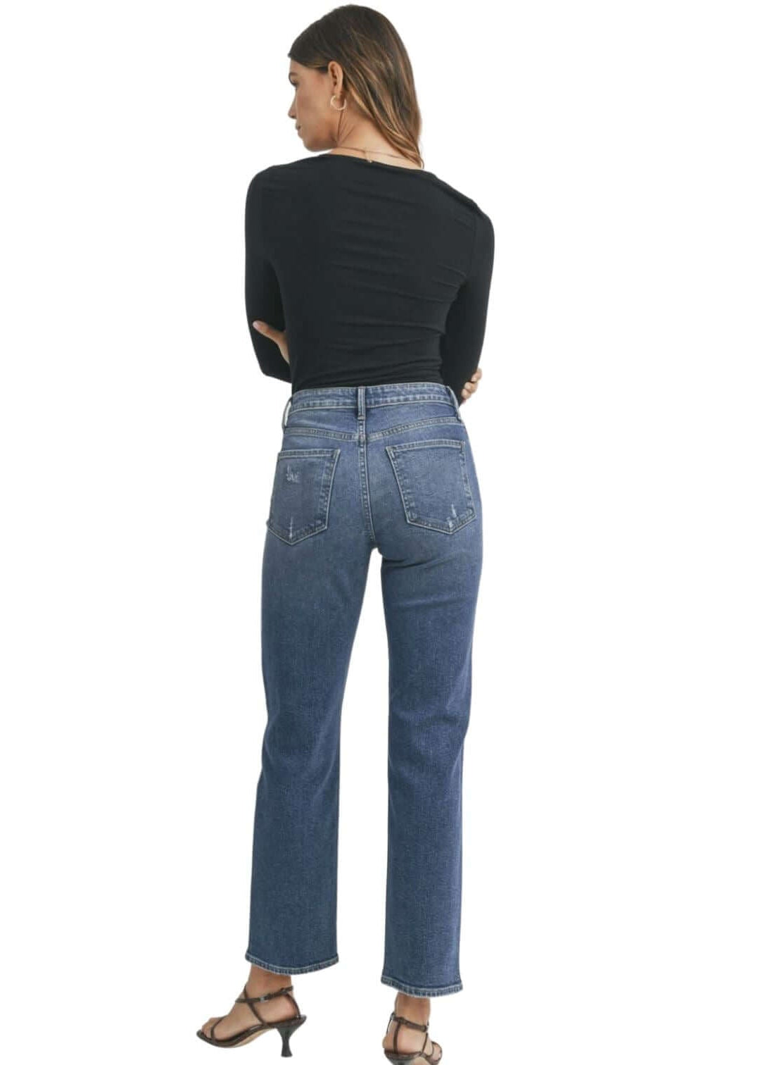 The Everything Straight Leg Denim Jeans CLEARANCE FINAL SALE
