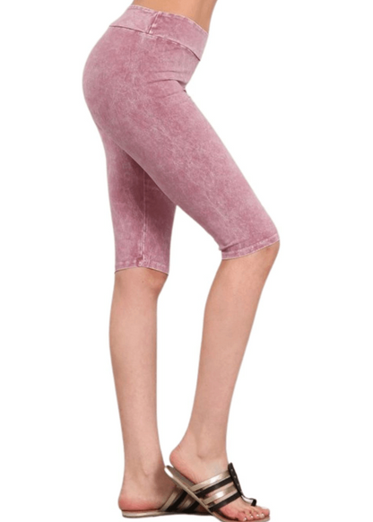 Ladies Longer Length Biker Shorts Made in USA