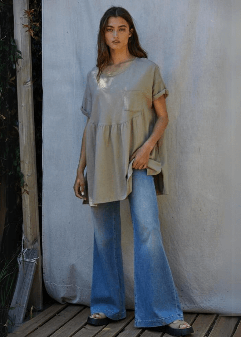 Keep Me Up Tunic Made in USA