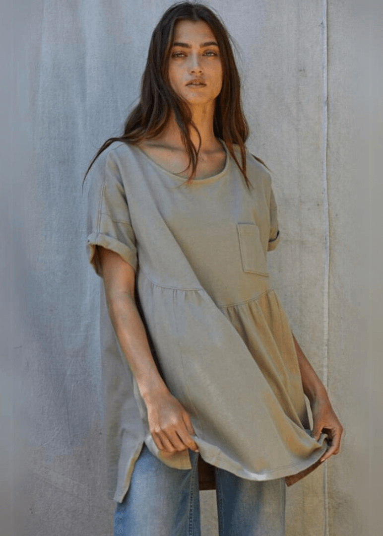 Keep Me Up Tunic Made in USA