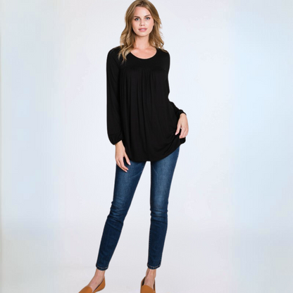 Jersey Knit Long Sleeve Tunic CLEARANCE FINAL SALE