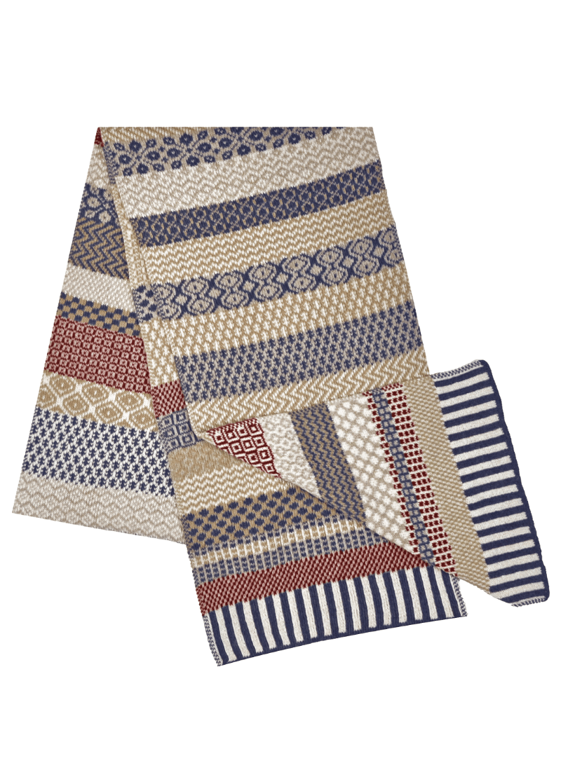 BATEAU MOUCHE Knitted Scarf Made in USA Solmate
