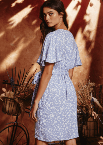 Brook True Wrap Style Mini Dress CLEARANCE FINAL SALE