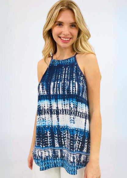 Ocean Blues Halter Top CLEARANCE FINAL SALE