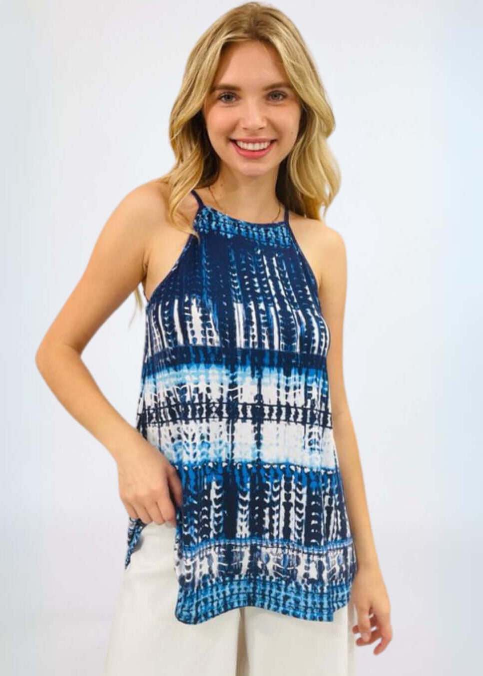 Ocean Blues Halter Top CLEARANCE FINAL SALE