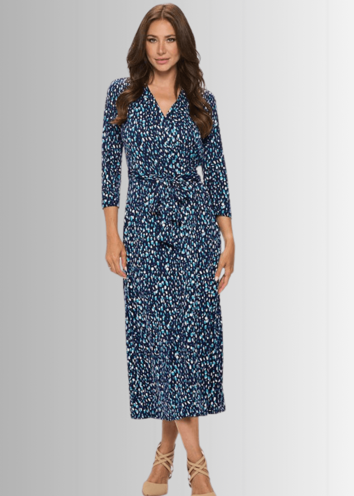Sleigh the Day Wrap Dress Made in USA