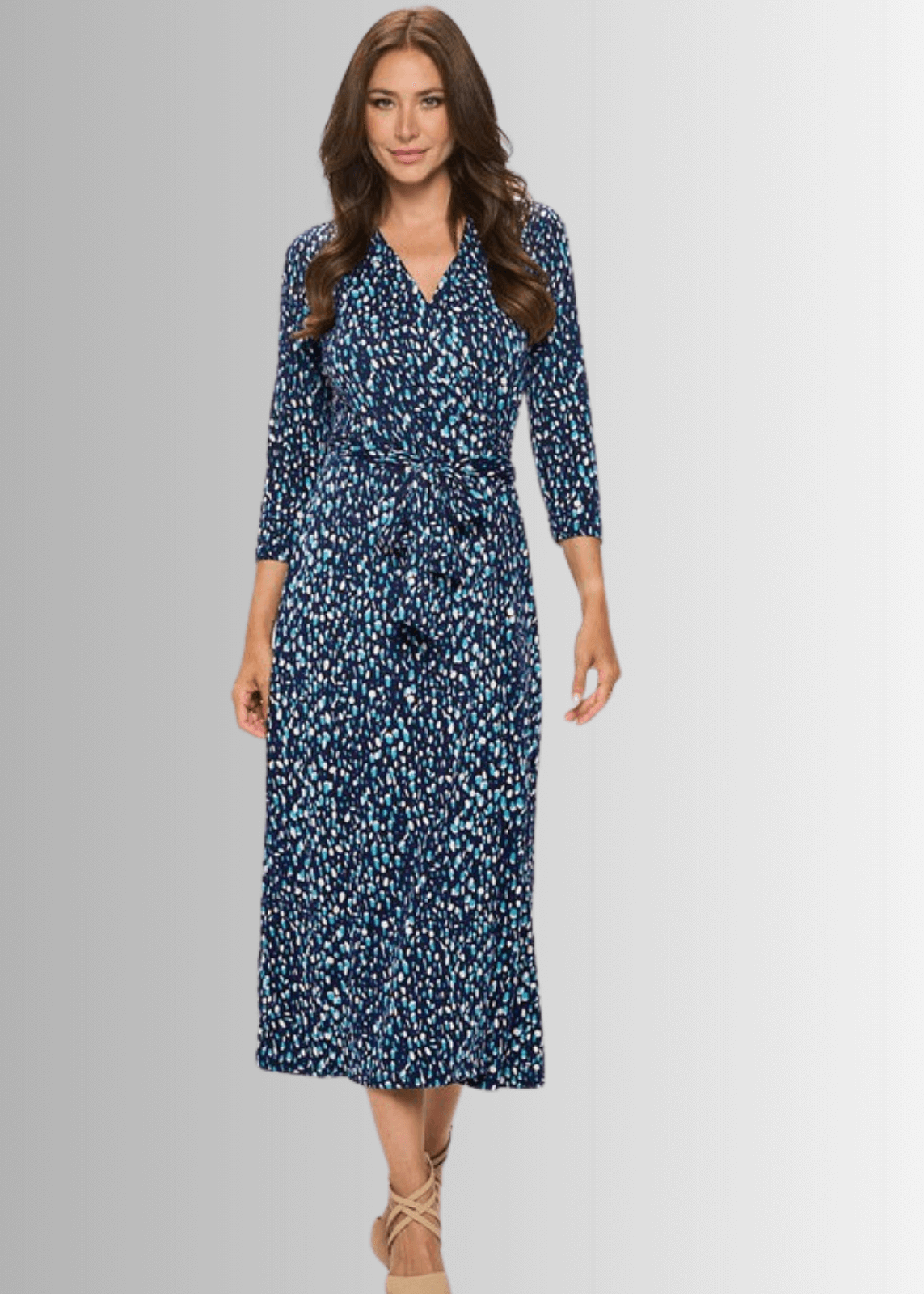 Sleigh the Day Wrap Dress Made in USA
