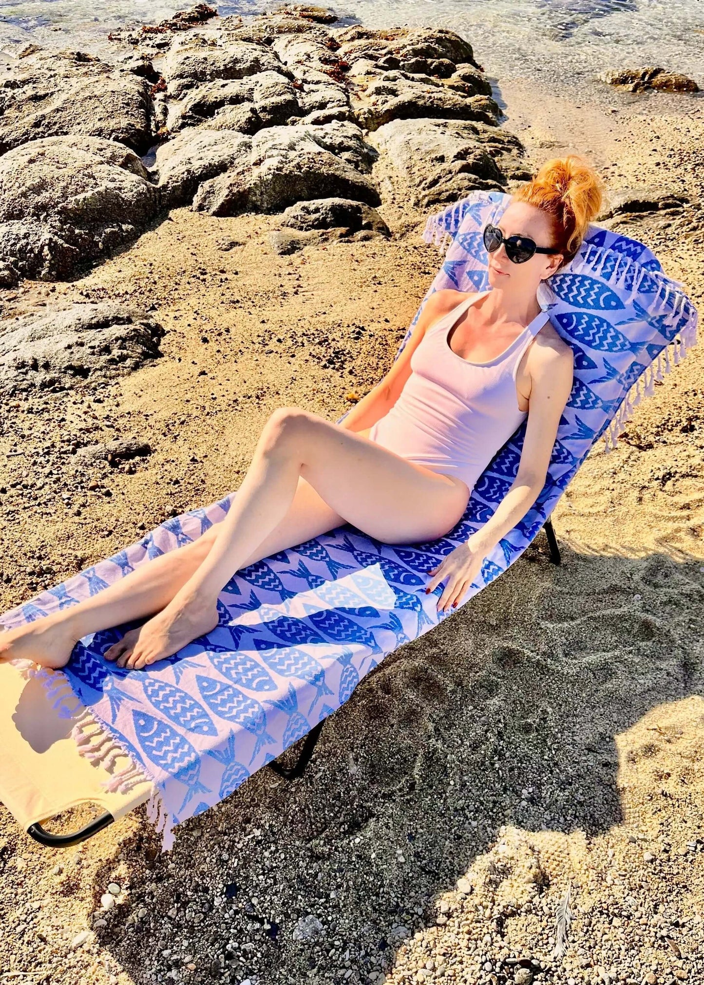 Pattern 3 in 1 Turkish Cotton Beach Bag