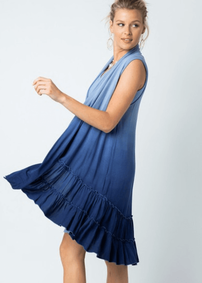 Blues Ombre Cardigan