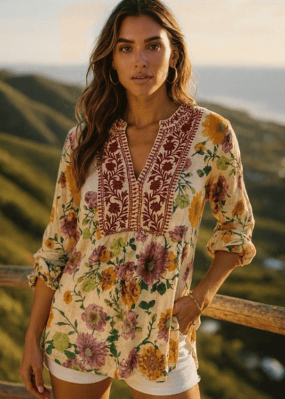 Boho Carla Vintage Top