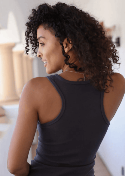 Tummy Tucker Tank Top (Navy)