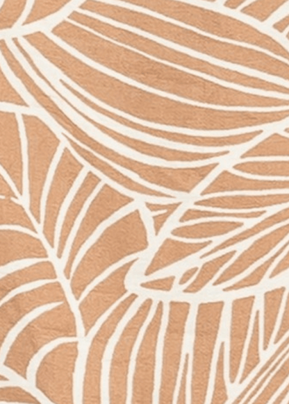 Breezy Tropical Cami Tank Top (Taupe)