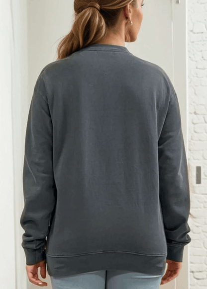 Brynlee Heavyweight Crew Neck Fleece Sweatshirt