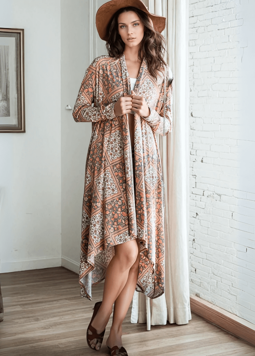 Willow Bohemian Vibes Long Cardigan