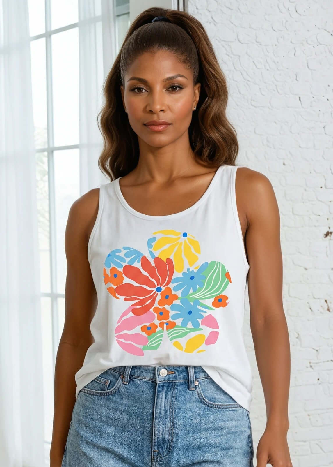 Groovy Flower Tank Top