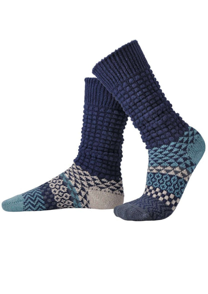 CERULEAN Knitted Fusion Slouch Socks Made in USA
