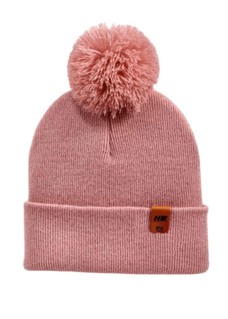 CPP1 HAAKWEAR PomPom Beanie - Made in USA - Pearl Pink