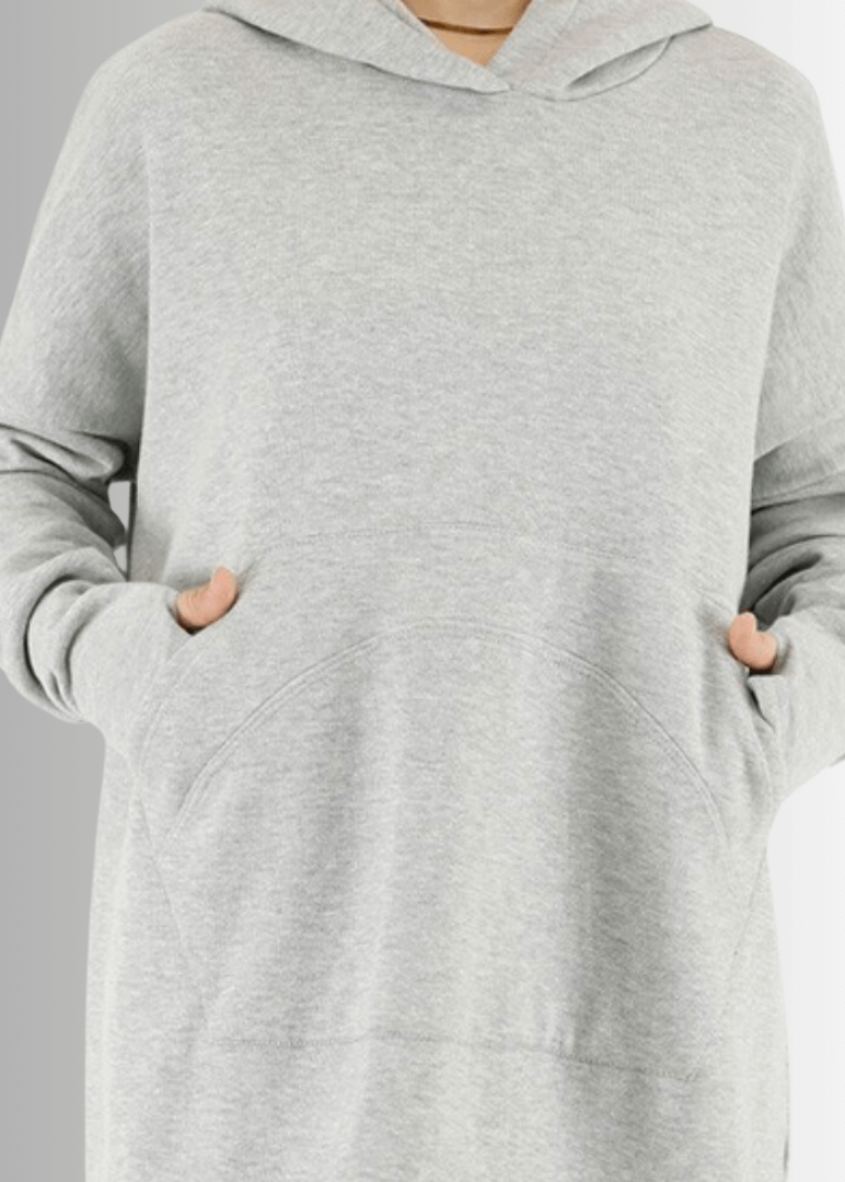 Camilla Cozy Heavy Fleece Tunic Hoodie