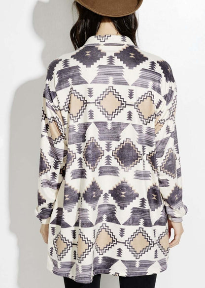 Take Time to Reflect Aztec Jacket CLEARANCE FINAL SALE