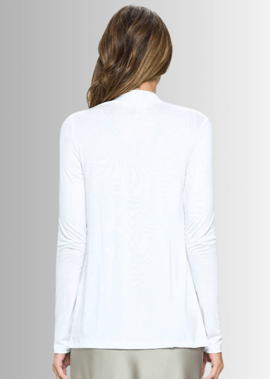 Very Versatile Jersey Cardigan in Ivory
