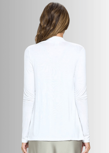 Very Versatile Jersey Cardigan in Ivory