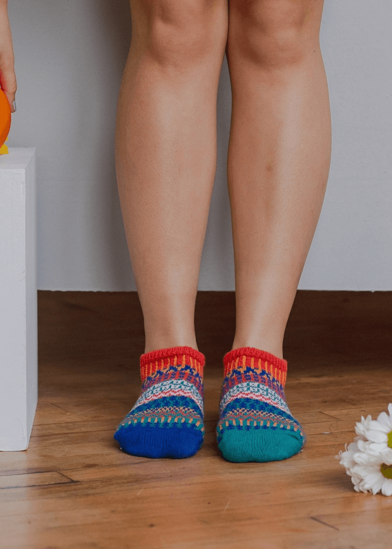 CAYANNE Knitted Ankle Socks Made in USA