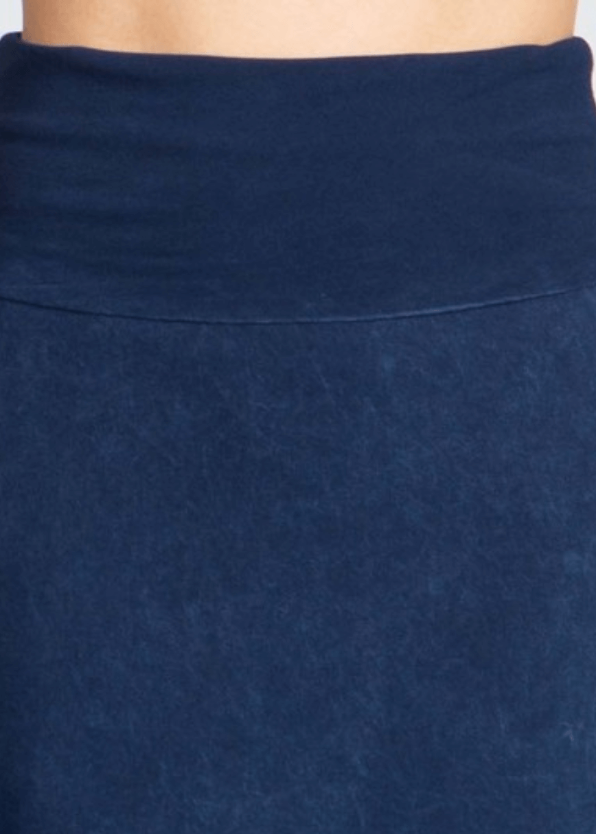American Cotton Maxi Skirt (Blue)