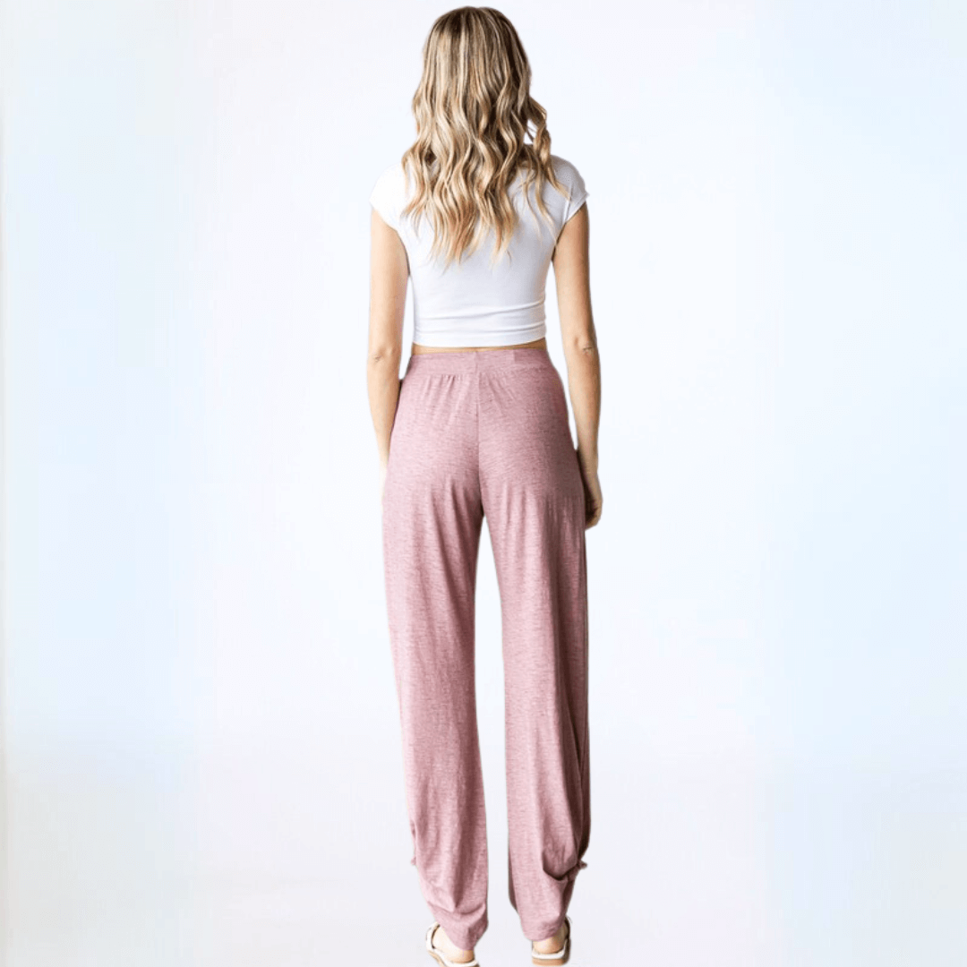 Boho Vibes Tie Hem Pants CLEARANCE FINAL SALE