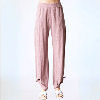 Boho Vibes Tie Hem Pants CLEARANCE FINAL SALE